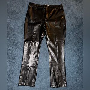 Abercrombie Black Pleather Pants
